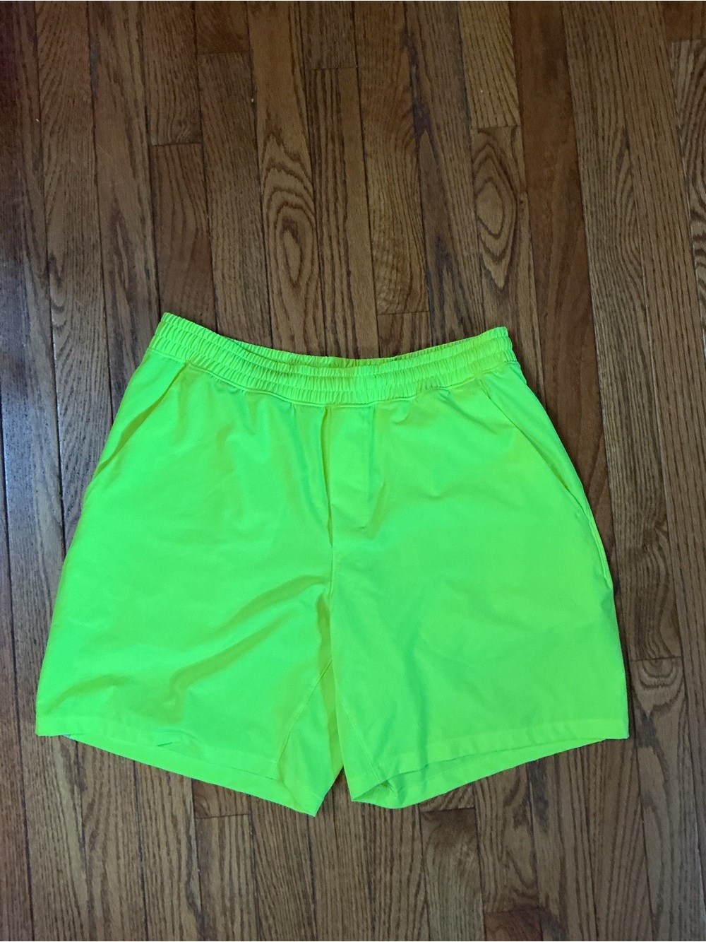lululemon athletica Neon Lime Men's Athletic Shorts